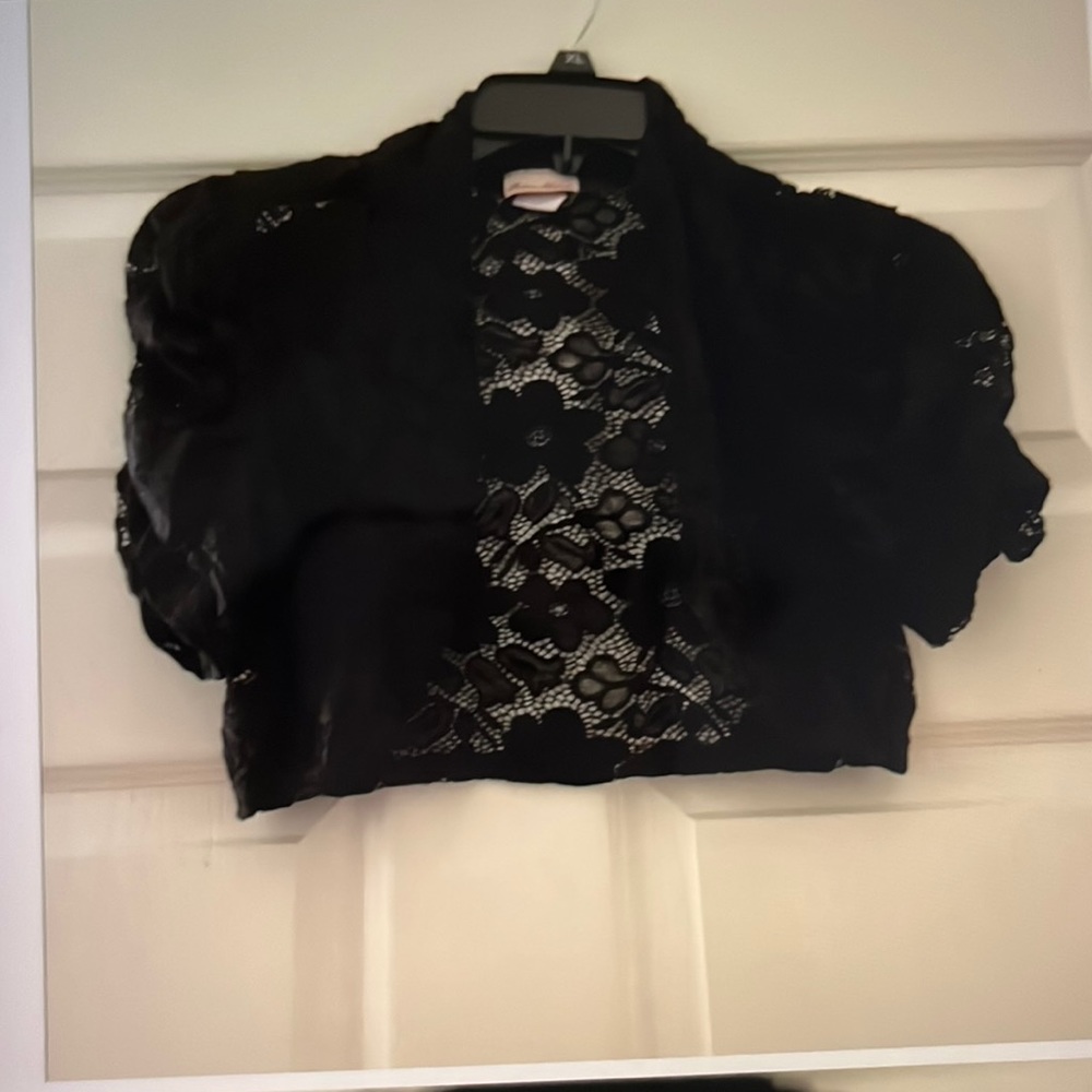 Black lace jacket